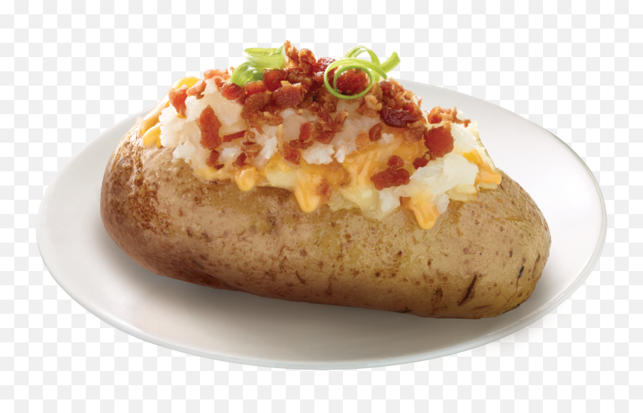 Download Baked Potato Png Black And - Loaded Baked Potato,Potato Png