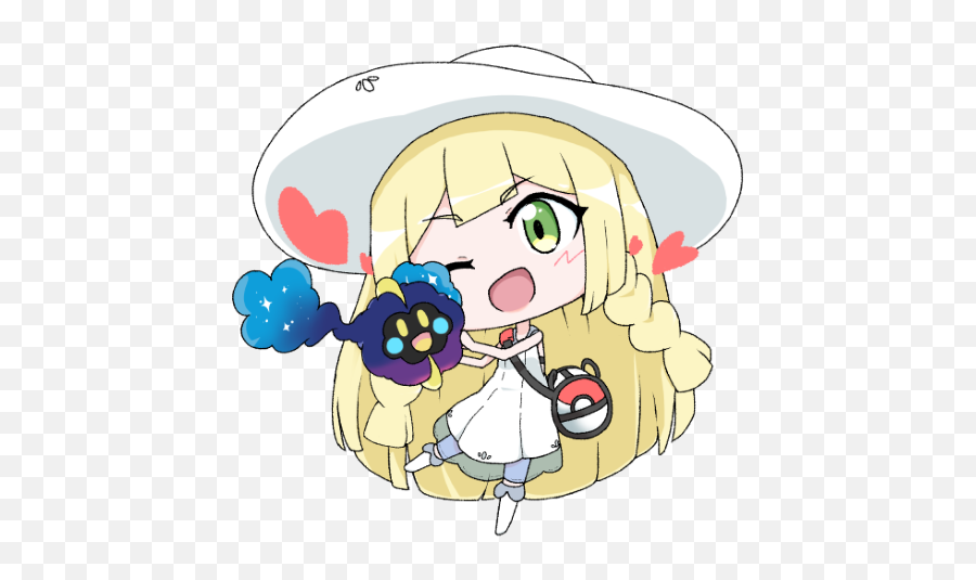 Lillie And Nebby Team Fortress 2 - Nebby Lillie Png,Lillie Pokemon Icon