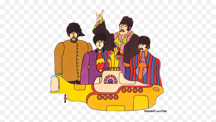 Discovered - Heinz Edelmann Yellow Submarine Png,Beatles Png