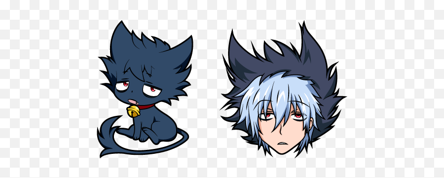 180 Anime Cursors Collection - Sleepy Ash Cat Servamp Png,Anime Mouse Icon