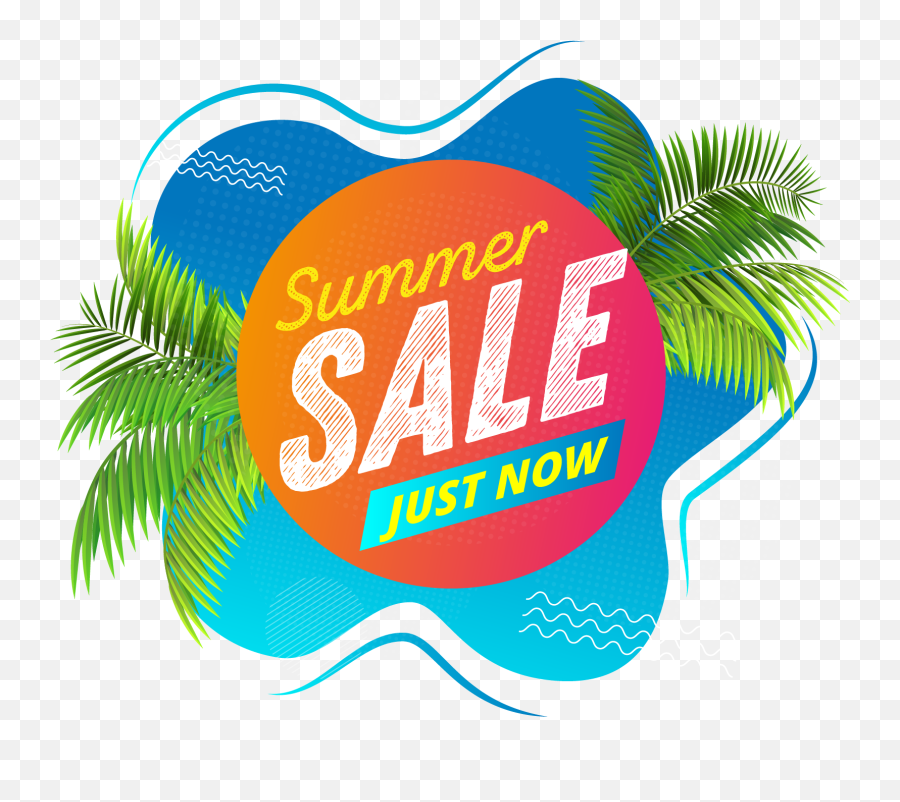 Summer Sale Abstract Liquid Design - Venta De Verano Png,Abstract Vector Icon