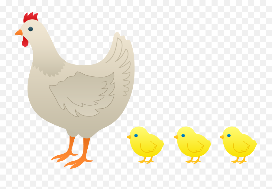 Mother Hen Png Transparent Henpng Images Pluspng - Clip Art Baby Chicks,Chicken Png