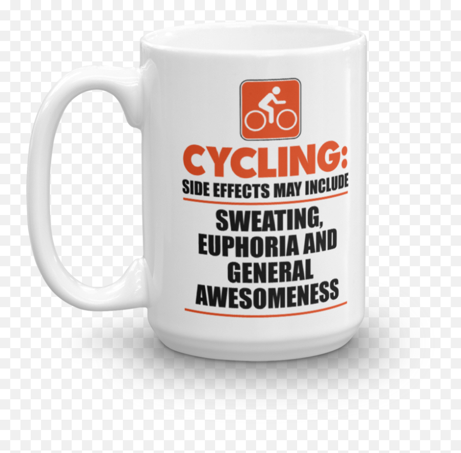 Cycling Side Effects Funny Neon Bike - Magic Mug Png,Funny Icon For Aim