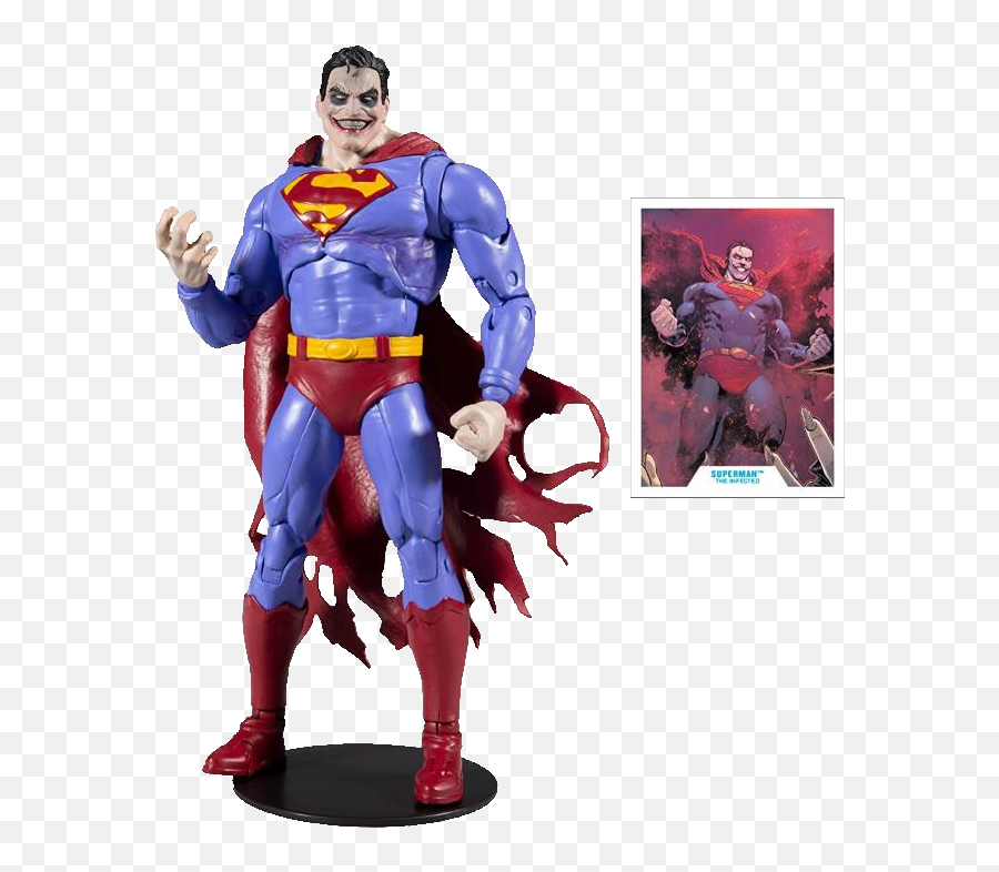 Dc Multiverse Superman The Infected - Infected Superman Mcfarlane Png,Dc Icon Action Figures