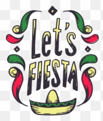 Letu0027s Fiesta Sombrero Pattern Sticker - Transparent Png Fiesta Transparent,Fiesta Png