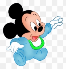 Cartoon Baby Mickey Mouse Png Disney Characters Transparent Background