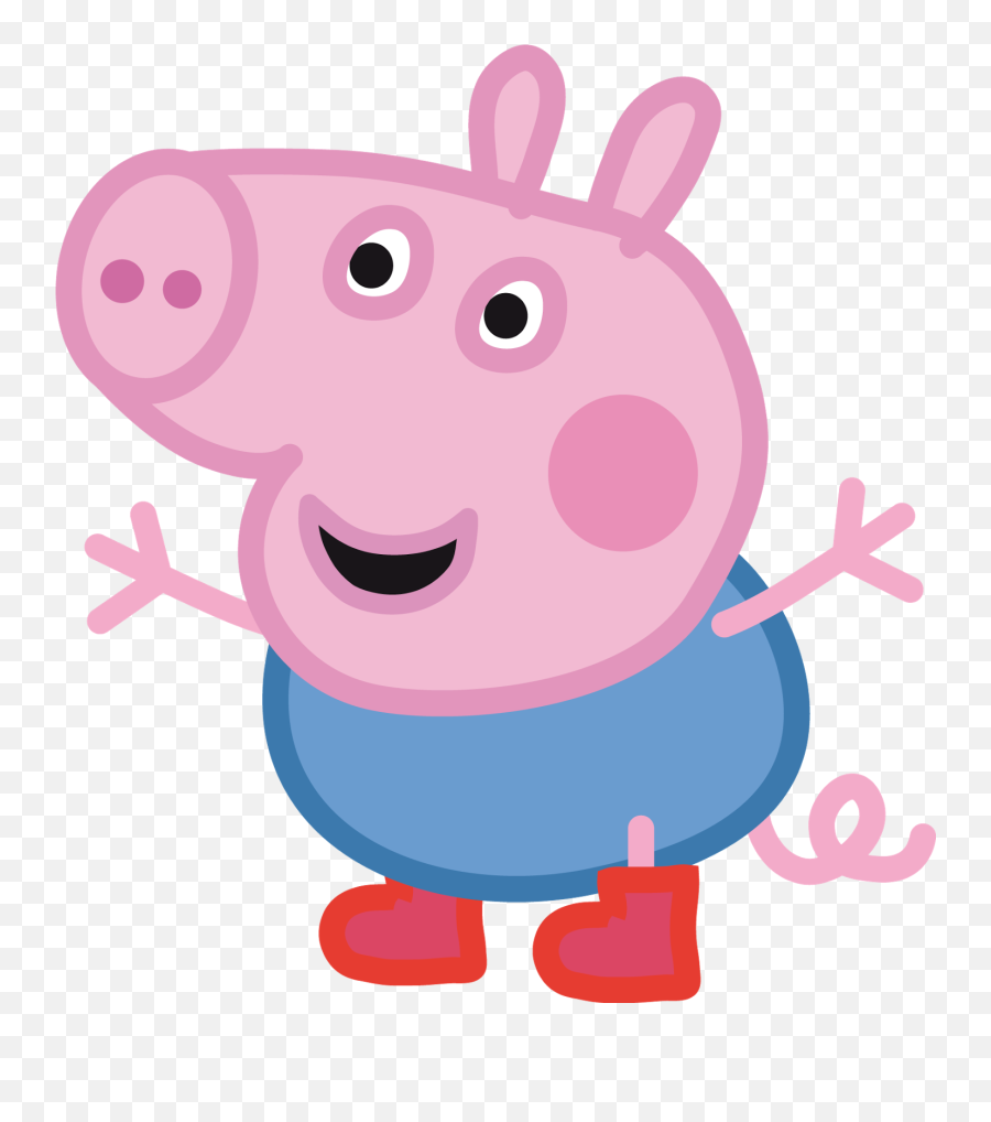 George Pig Png Transparent - Peppa Pig George Png,Peppa Pig Png
