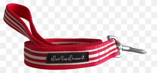 Classic Red Stripes Ribbon Dog Lead - Coin Purse Png,Red Stripe Png