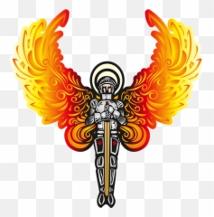 Angel Wings Character No - Faces Falling From The Moon png