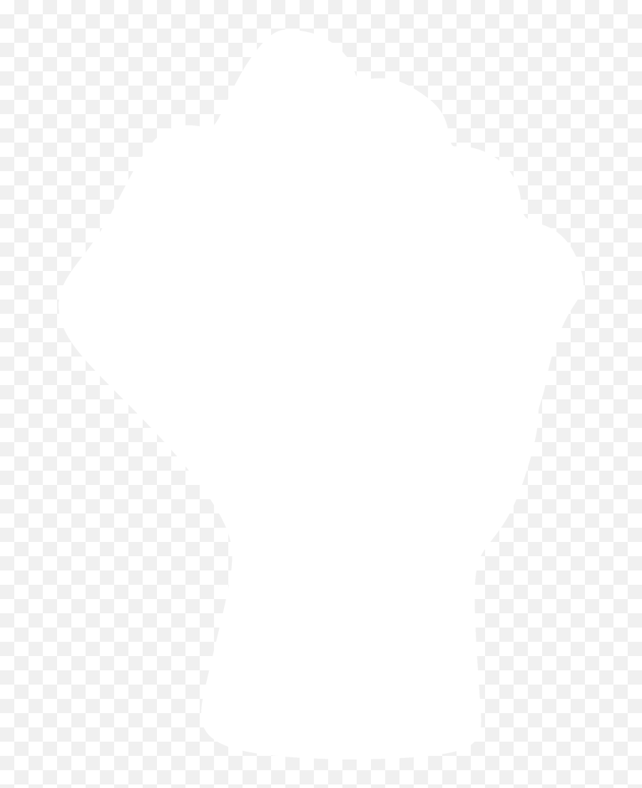 Freedom Clipart Fist - Fist Silhouette White Png,Fist Png