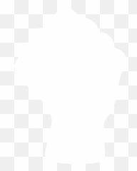 Freedom Clipart Fist - Silhouette White png
