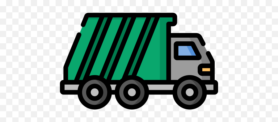 Garbage Truck - Free Transportation Icons Commercial Vehicle Png,Dump Truck Icon