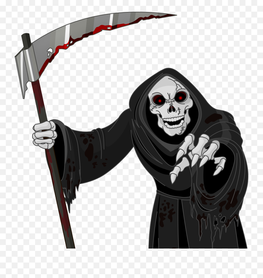 Library Of Halloween Scary Clip Art - Halloween Grim Reaper Png,Grim Reaper Transparent