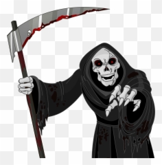 Library Of Halloween Scary Clip Art - Grim Reaper png