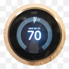 Gallery - AvidWorks Technology Nest Thermostat On Wall png