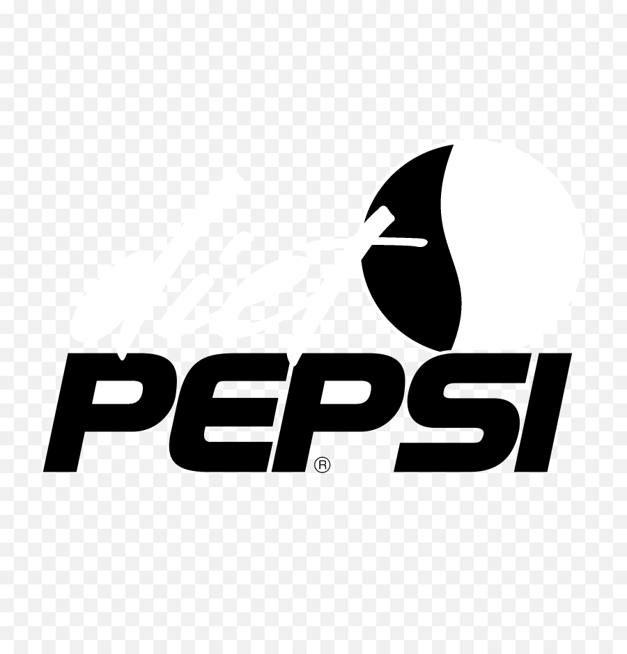 Download Hd Diet Pepsi Logo Black And - Diet Pepsi Png,Pepsi Transparent