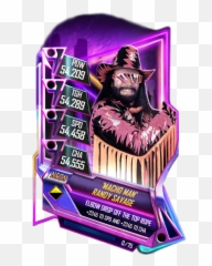Macho Man Randy Savage - Wwe Supercard Season 1 Debut Wwe Supercard Neon Jeff Hardy Png,Macho Man Png