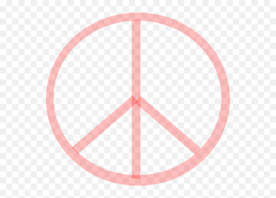 Transparent Peace Clip Art - Transparent Pink Peace Sign Png,Peace Transparent
