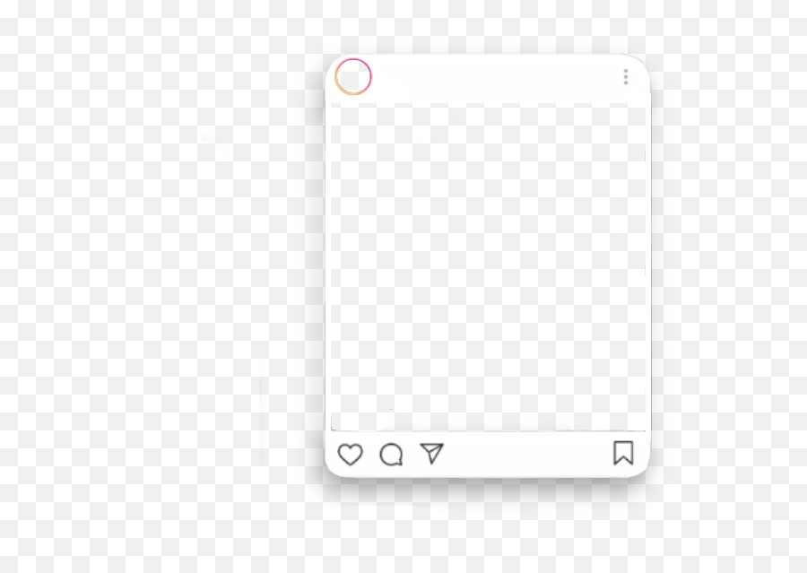 Instagram Ig Post Aesthetic White - Smartphone Png,Instagram Template Png