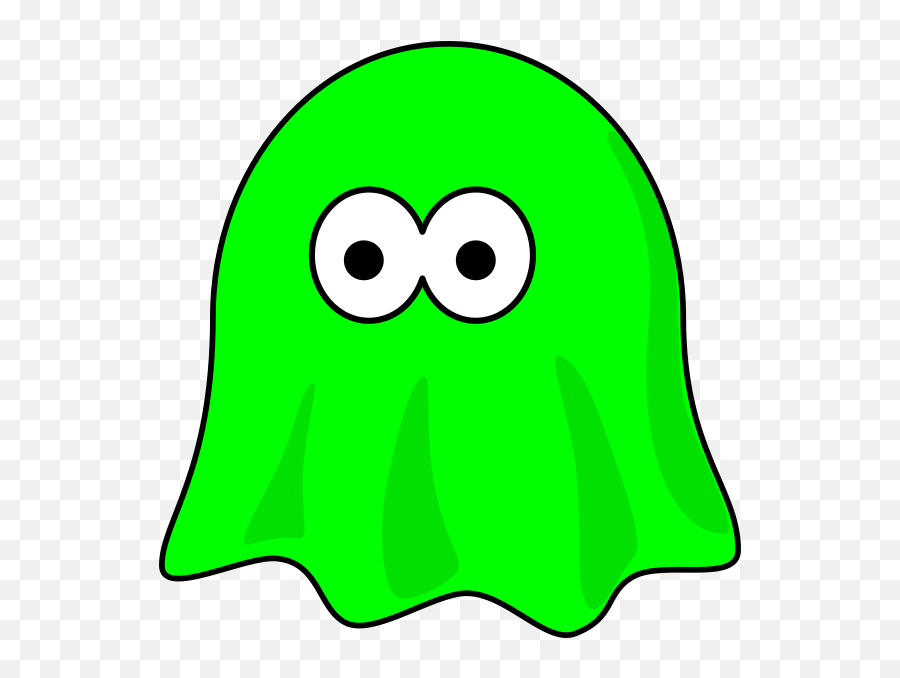Green Ghost Clip Art - Vector Clip Art Online Ghost Clipart Green Png,Ghost Clipart Png
