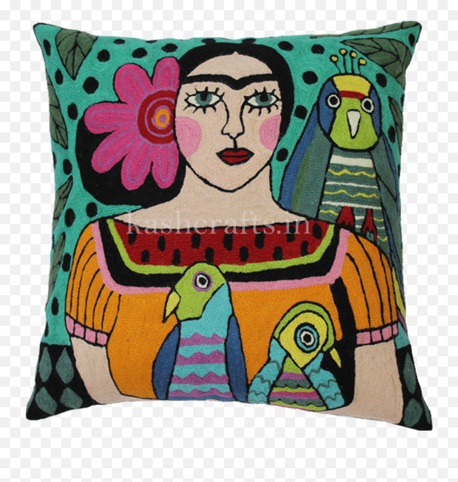Frida Kahlo Cushion Cover - Frida Kahlo Cushion Full Size Frida Kahlo Cushion Covers Png,Frida Kahlo Png