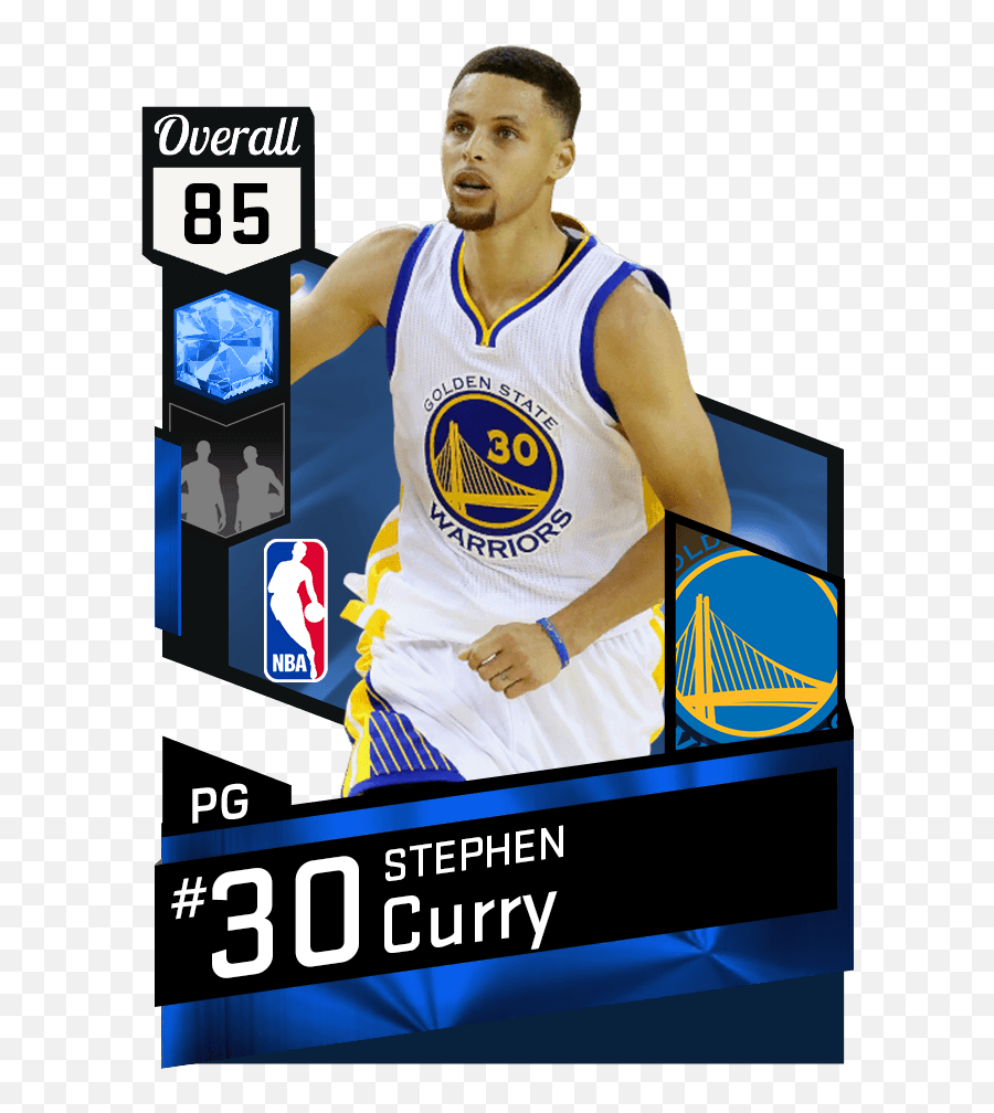 Nba 2k17 Gold Badge Transparent Png - Steph Curry 2k17,Nba 2k Png