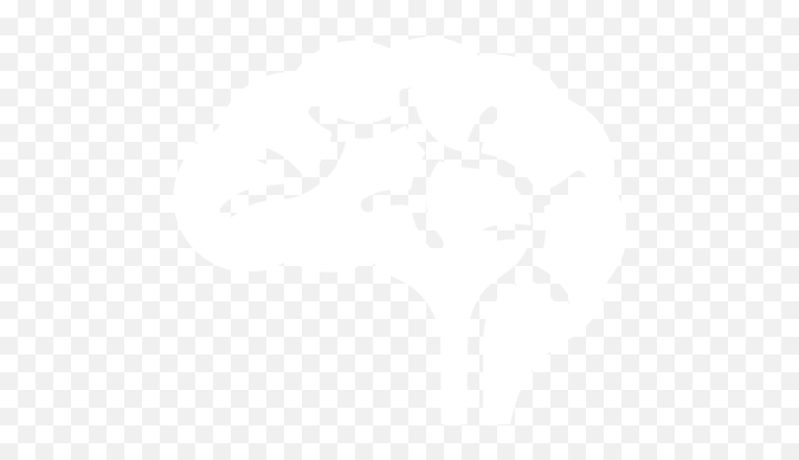 White Brain Icon - White Brain Icon Transparent Background Png,Brains Png