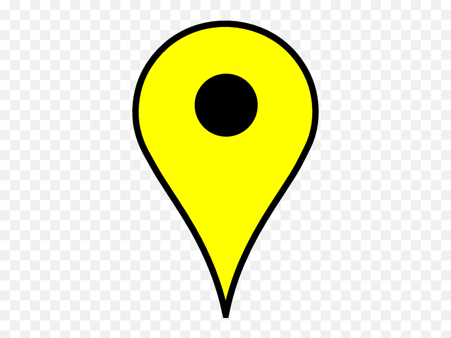 Vector Library Pins Clipart Map - Pin Yellow Png,Google Map Pin Png