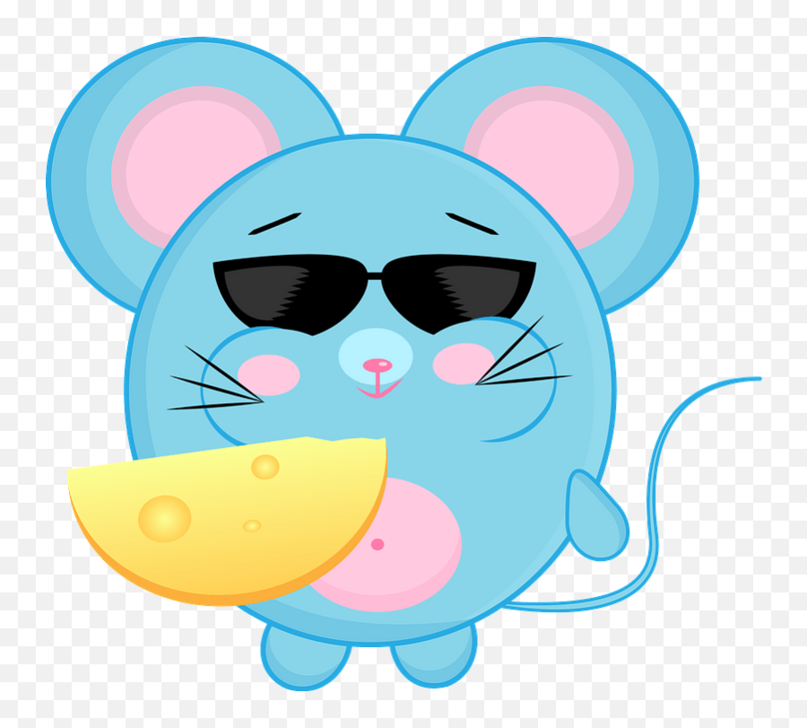 Mouse In Sunglasses Clipart Free Download Creazilla - Clip Art Png,Sunglasses Clipart Transparent