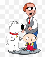 Family Guy Stewie Brian - Family Guy Stewie And Brian Time Travel Png,Stewie Griffin Png