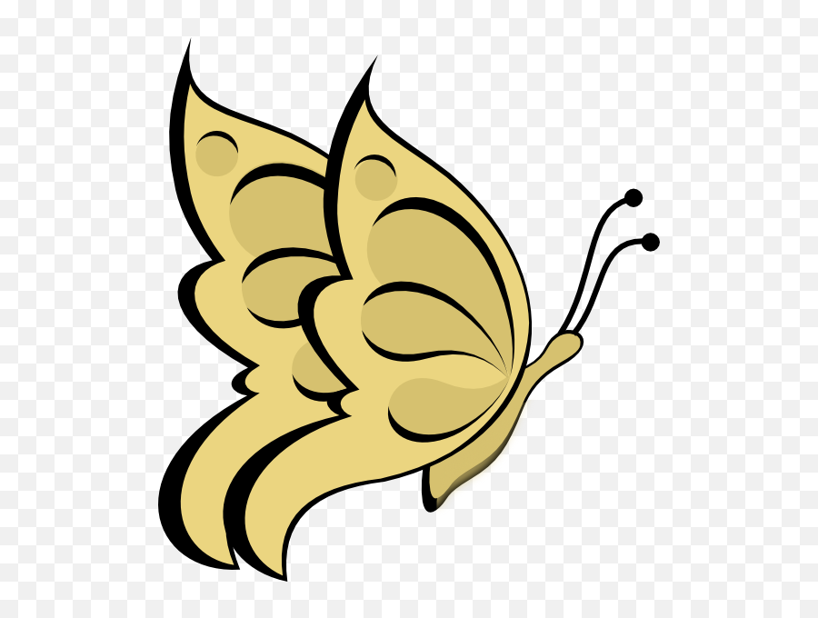 Golden Snitch Clipart Free Download - Butterfly Corel Draw Designs Png,Snitch Png