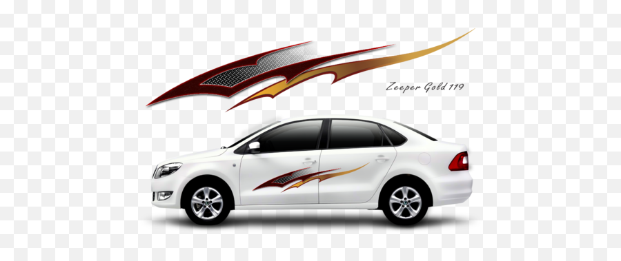 Car Graphics - Four Wheeler Decal Manufacturer From Vadodara Skoda Rapid Side View Png,Car Graphic Png