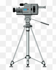 Alfa Img Showing Video Camera - With Tripod Transparent Background png