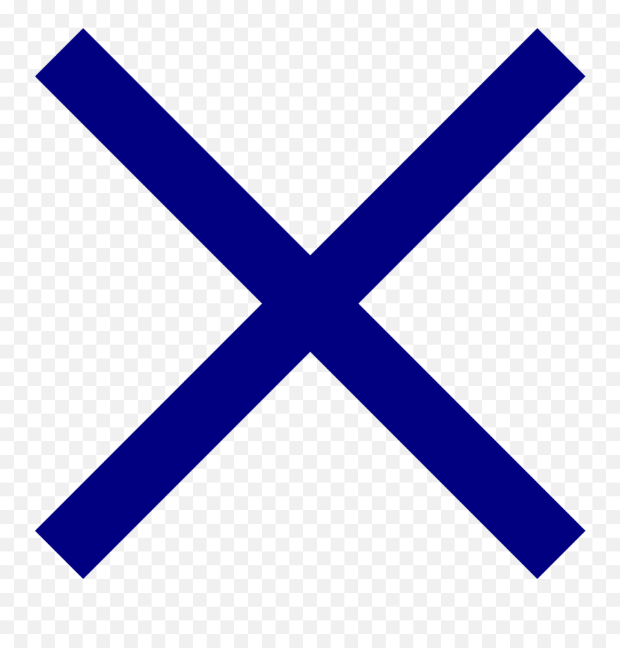 Saltire - Wikipedia Andrejev Krst Png,Red X With Transparent Background