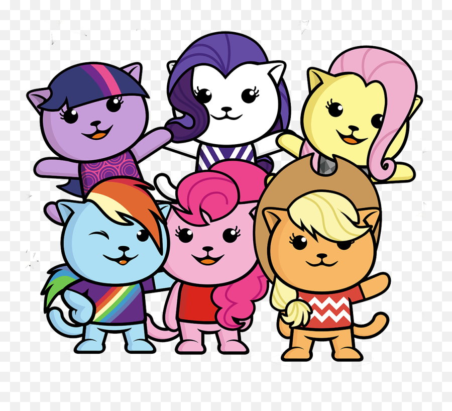 Io Logo With My Little Pony Style Cats - Cartoon Clipart Dribbble Png,My Little Pony Logo