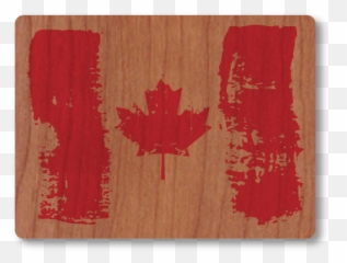 Rustic Canadian Flag - Maple Leaf png