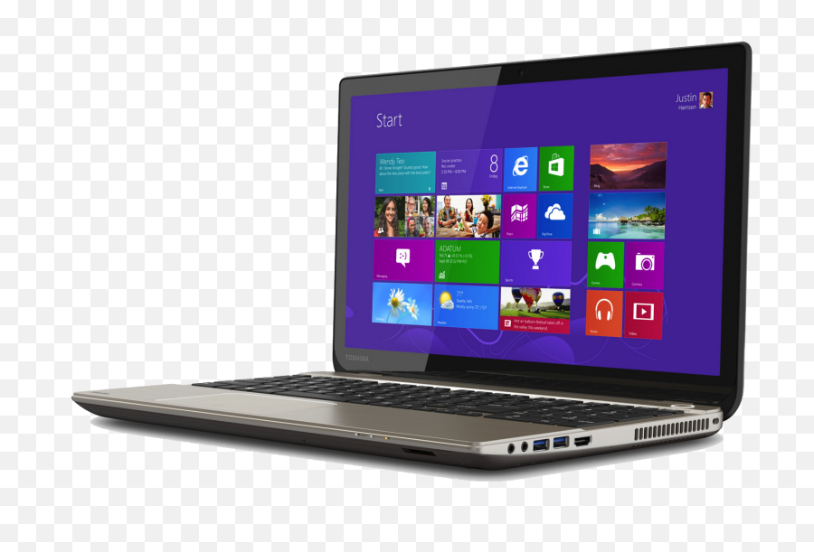Download Laptop Icon Png Transparent - Toshiba Satellite C55 Laptop,Laptop Icon Png