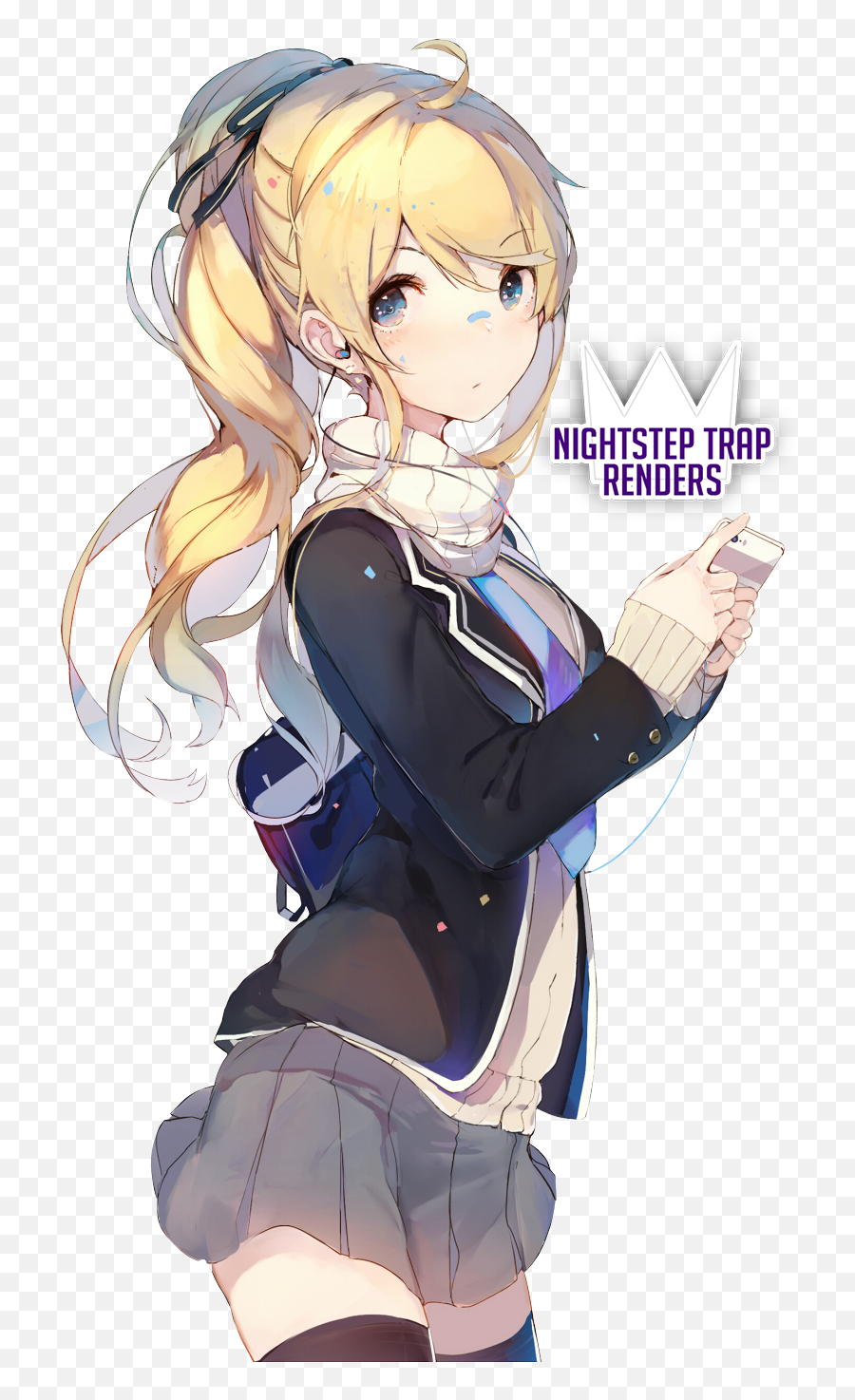Nightsteptrap123 Cute Anime Girl Render - Render Anime Girls Cute Png,Cute Anime Girl Transparent