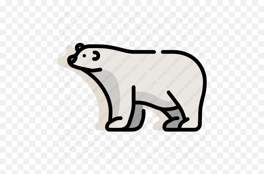 Download Polar Bear Vector Icon Inventicons - Clip Art Png,Polar Bear Transparent Background