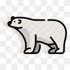 Download Polar Bear Vector Icon Inventicons - Clip Art png