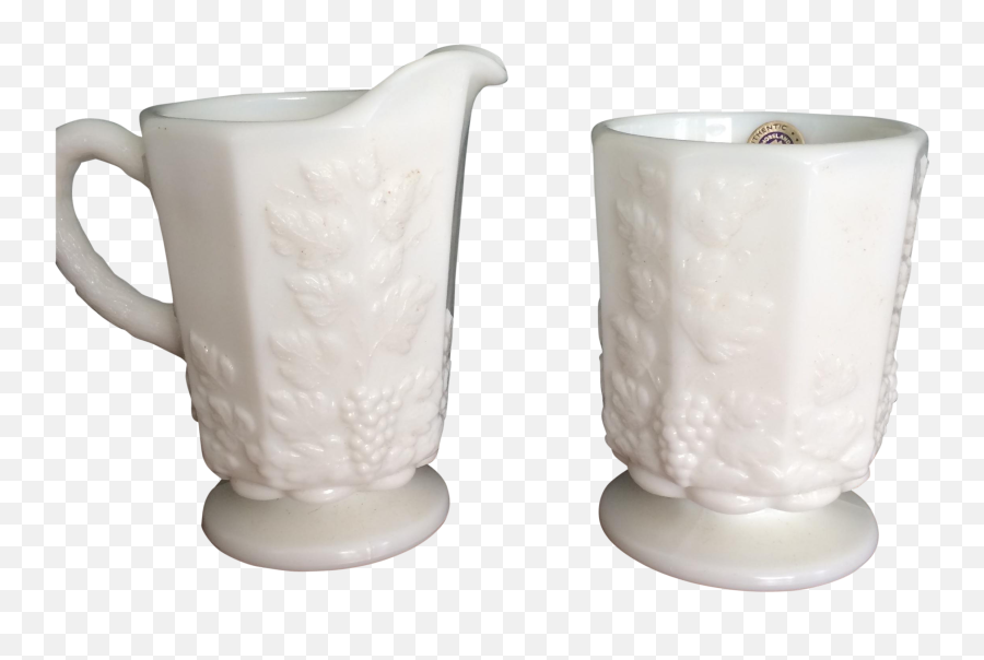 Westmoreland Milk Glass Sugar Tea Service - Cup Png,Milk Glass Png