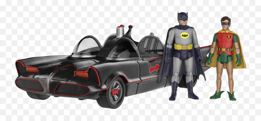 Batman 66 Gets The Action Figure Line It Should Have Decades - Funko Batmobile 1966 Png,Batmobile Png