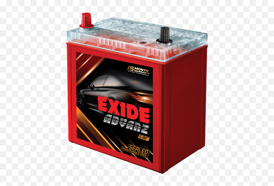 Exide Launches Advanz Indiau0027s First Completely Sealed And - Electric Battery Png,Car Battery Png