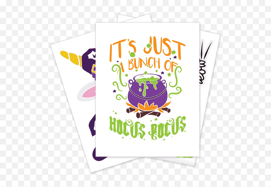 Halloween Printable Pack - One Happy Housewife Illustration Png,Hocus Pocus Png