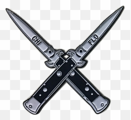 Chi Flo Switchblade Cross Gang Lapel - Switchblade Png,Switchblade Png