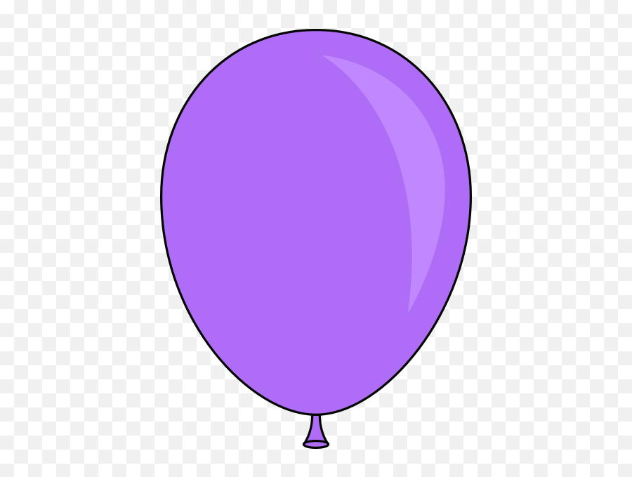 Purple Balloon Clip Art - Clipart Purple Balloon Png,Purple Balloons Png