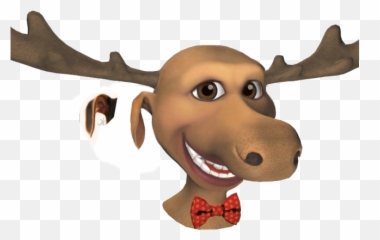 Moose Clipart Ear - Antler Gif Transparent Cartoon Jingfm png