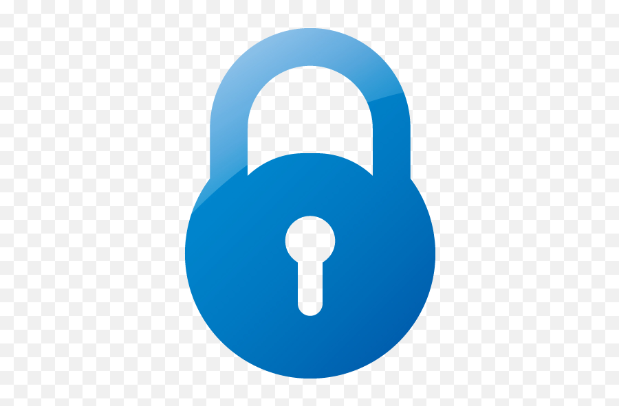 Lock Clipart Blue - Kettlebell Png,Password Icon Png
