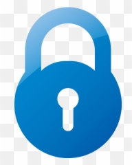 Lock Clipart Blue - Kettlebell png