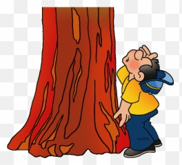 Redwood Tree Silhouette Clipart - Wood Trees png